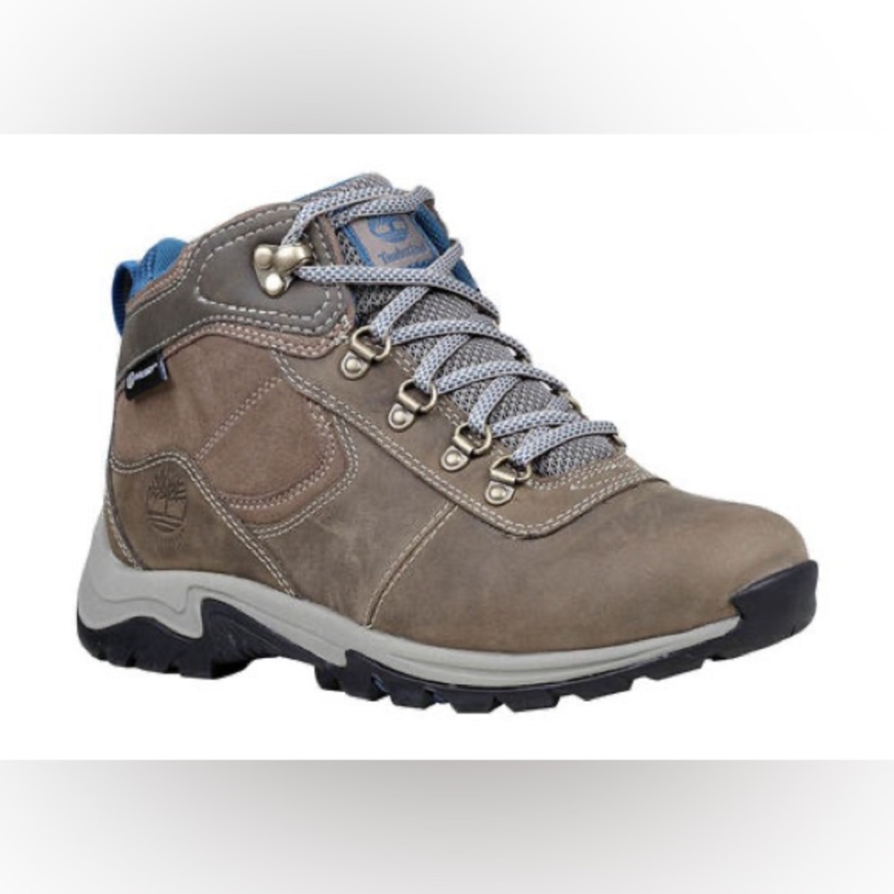 Timberland Women's Taupe and Blue Hiking Boot